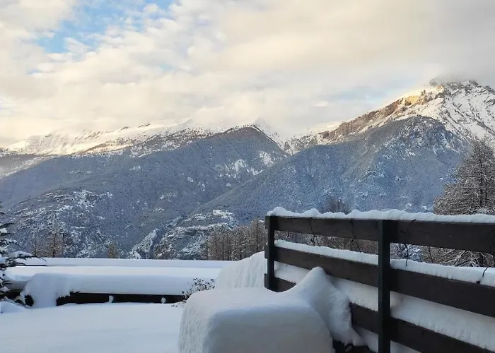 Daire Il Nido - Delizioso Presso Il Centro Con Vista Spettacolare E Giardino Oulx