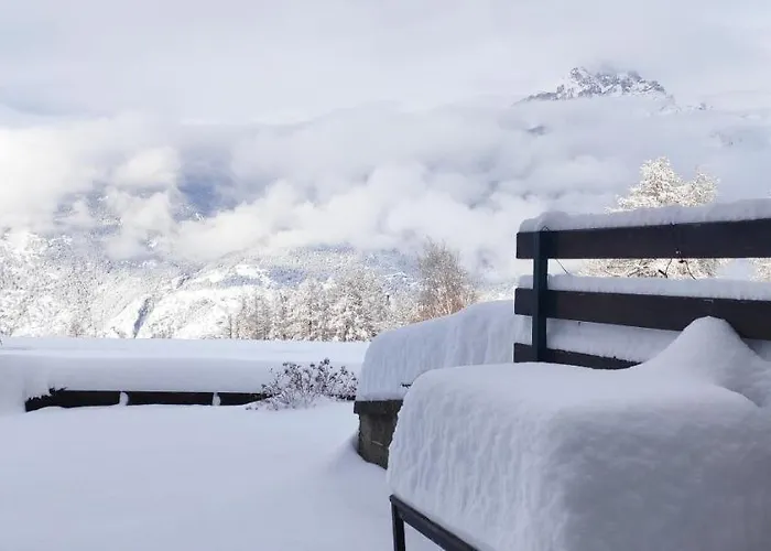 Il Nido - Delizioso Presso Il Centro Con Vista Spettacolare E Giardino * Oulx